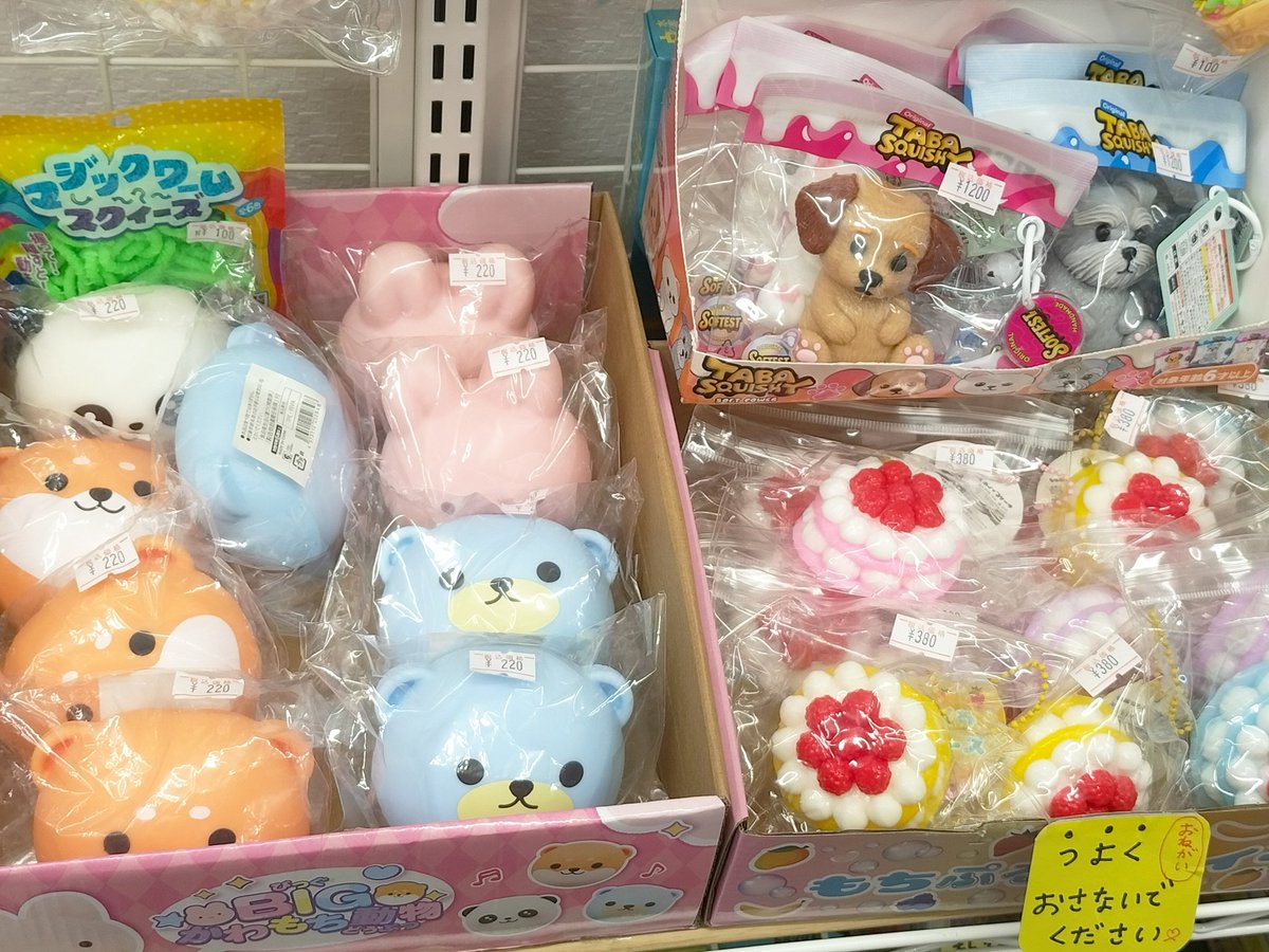 みんな大好きスクイーズの種類が増えました〜♪ #スクイーズ #雑貨