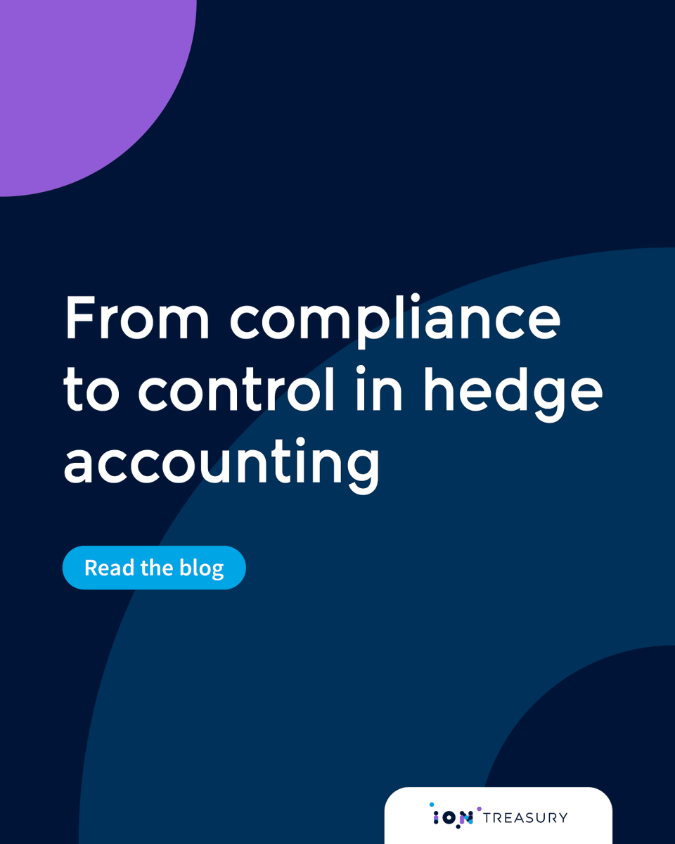 IONTreasury's tweet photo. Spreadsheets don’t scale. Visibility disappears. Control weakens. Modern hedge accounting needs integrated platforms connecting exposures, hedges, documentation, and reporting — delivering decision-ready insight. https://t.co/WxS17XhWc0 Book an assessment: https://t.co/7eCWVfzvK5 https://t.co/vxtf7TELoN