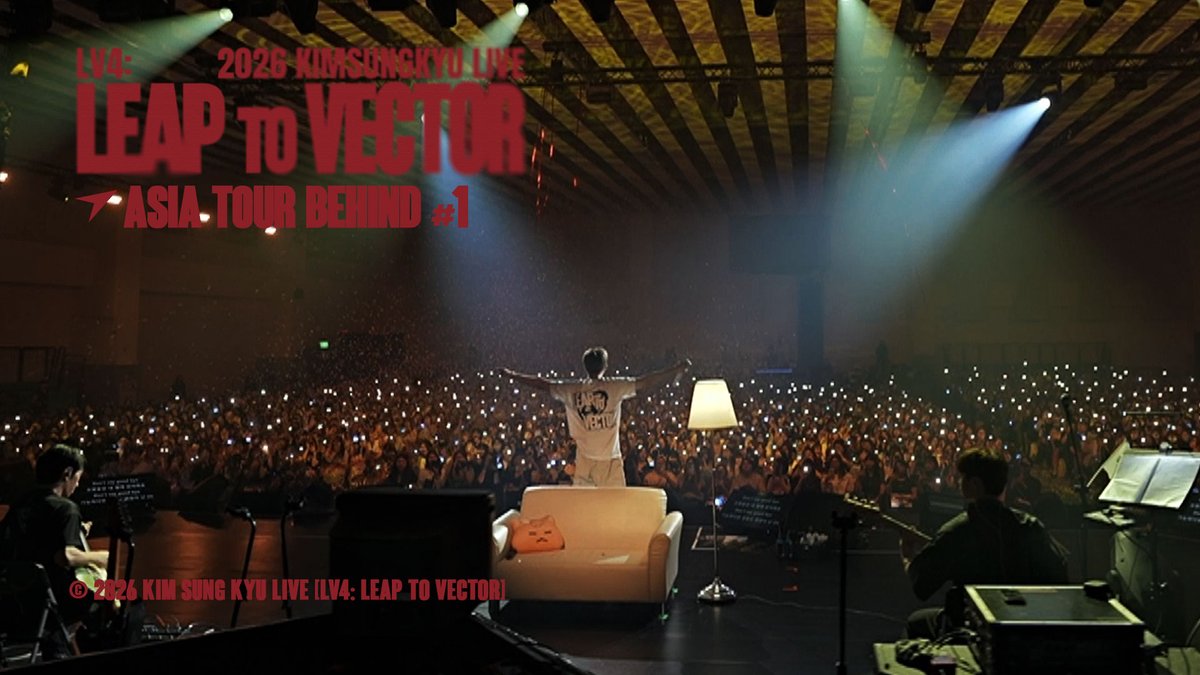 KSK_official's tweet photo. [🎥]

[Behind Film] 2026 KIMSUNGKYU LIVE [LV4: LEAP TO VECTOR] ASIA TOUR BEHIND #1 

🔗https://t.co/2gV3sBOCuO 

#KIMSUNGKYU #김성규
#Concert #LV4 #LeaptoVector
#BEHIND #비하인드 https://t.co/QfIA5yJgwH