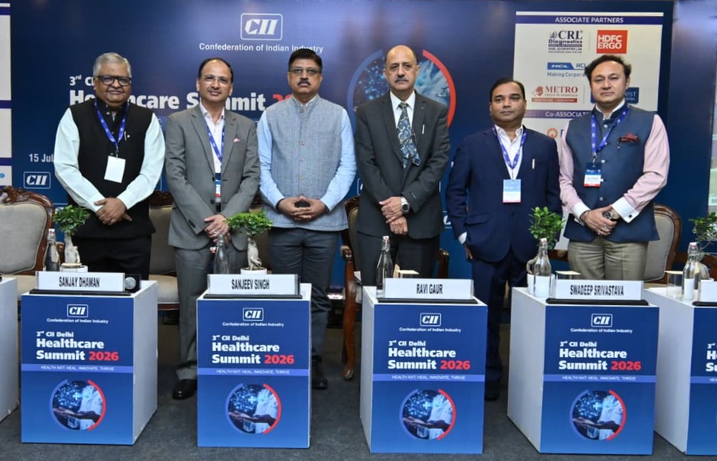 cii4nr's tweet photo. At the 3rd CII Healthcare Summit 2026, the session “From Good to Great: Accelerating Delhi’s Health Systems Transformation” underscored that the next phase of Delhi’s healthcare journey must be driven by patient-centric care, policy reforms, technology adoption and integrated healthcare delivery.

The discussion highlighted the need to strengthen neighborhood healthcare through micro hospitals, improve trust and transparency in patient care, and create an enabling regulatory environment that supports innovation and expansion of healthcare services.

Panelists also emphasized that harnessing AI-enabled diagnostics, connected digital health ecosystems, operational excellence and collaborative public-private partnerships will be instrumental in improving accessibility, affordability and quality of healthcare. The session reinforced that transforming Delhi’s health system will require moving beyond infrastructure expansion towards a more connected, preventive and people-centric model of care.

#CII4NR #HealthNXT #CIIDelhiHealthcareSummit #HealthcareTransformation #PatientCentricCare #DigitalHealth #AIinHealthcare #HealthcareInnovation #HealthSystems #PublicPrivatePartnership #CIIDelhi

@CIIEvents @rajivchhibber @SWADEEP