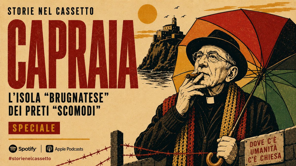 GodanoSesta's tweet photo. 🏝️⛪ Nel 1970 la Curia voleva mandare #DonGallo a Capraia.
🎙️ #Capraia, l’isola “brugnatese” dei preti scomodi
Spotify: https://t.co/PY4nEFwZPR
Apple: https://t.co/fFVUjVAya4
#StorieNelCassetto #podcast #storia #brugnato #liguria #toscana https://t.co/PnX1kp3pDw