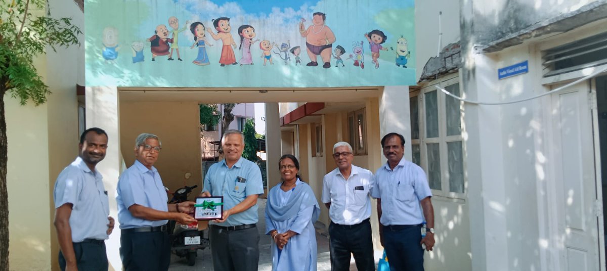 WORTHTrust63's tweet photo. It was a pleasure to have Mr. Murali Krishnan, Vice President, Brakes India Pvt Ltd., Sholingur at WORTH Trust on 13.7.2026. He visited the units of WORTH Trust and spent time interacting with the school and day activity children. https://t.co/VF1ATXaSzO