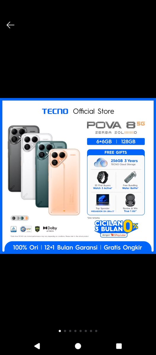 zaealone's tweet photo. @ShopeeID "Min aku mau dikirimin POVA 8 5G #TECNOPOVA85GxShopee" https://t.co/w7zsuoqVBq