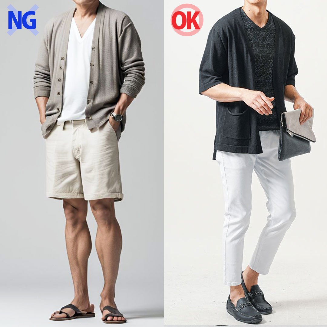 menz_style's tweet photo. 40代50代は大人感が大事！！

気温が上がると、ついラクな格好や
ラフな着こなしになりがち…。

大人世代は、カジュアルすぎてしまい、
おじさん見えしてしまうことも。

それならば、きれいめアイテムを
1点投入するだけで
清潔感のあるイケオジスタイルを演出できます。

#イケオジファッション https://t.co/WocrQVSeIN