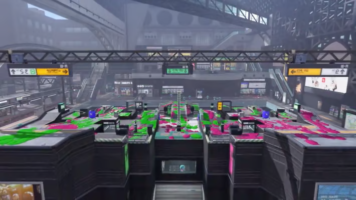 SplaLog's tweet photo. 誇張抜きで今すぐ削除して欲しいステージ『リュウグウターミナル』に決定
#スプラトゥーン3 https://t.co/CUzdud9lON