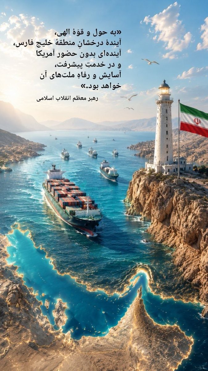 BAsalt67056's tweet photo. رهبر انقلاب: به حول و قوه الهی آینده درخشان منطقه خلیج فارس آینده ای بدون حضور آمریکا و در خدمت پیشرفت آسایش و رفاه ملتهای آن خواهد بود.

#یا_لثارات_الخامنه_ای https://t.co/hFgaEXxBCR