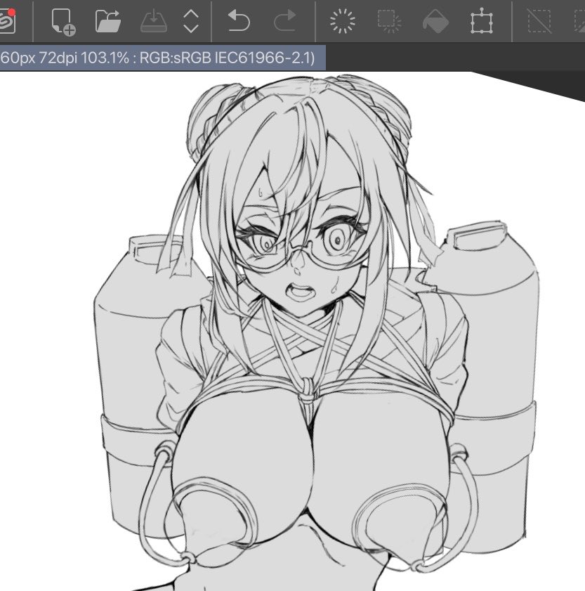 Ano_nymath's tweet photo. えっちゃん wip
進まナーイ https://t.co/jvXV0epY6a