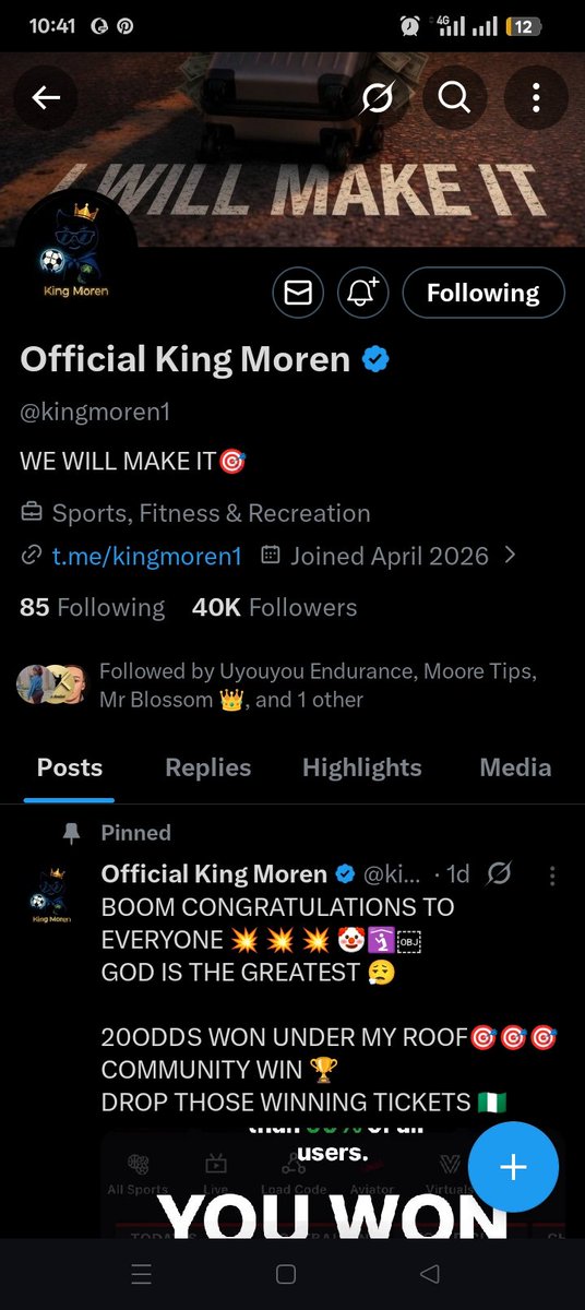 bubugotdatlyf's tweet photo. @officialmoore7 @kingmoren1 Done ...

8121197252
Moniepoint https://t.co/hHj1YaFZ3v