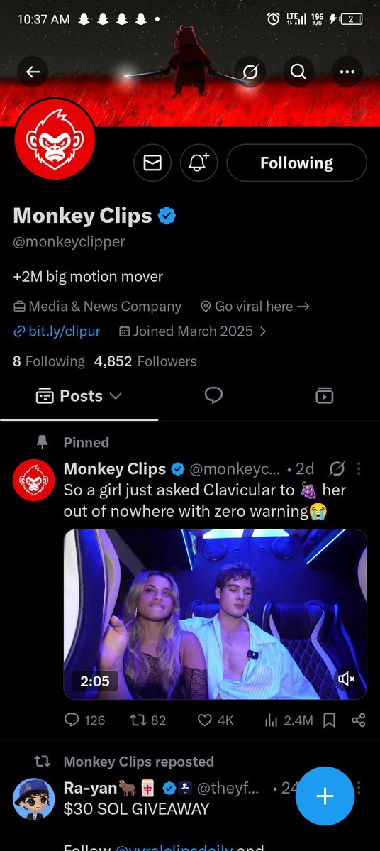 heyialexa's tweet photo. @monkeyclipper @ClipurCulture @ClipurNewsDaily @vyralclipsdaily @TheWeb3Jessica_ @alexacrrypt https://t.co/hX34Z7GWsA