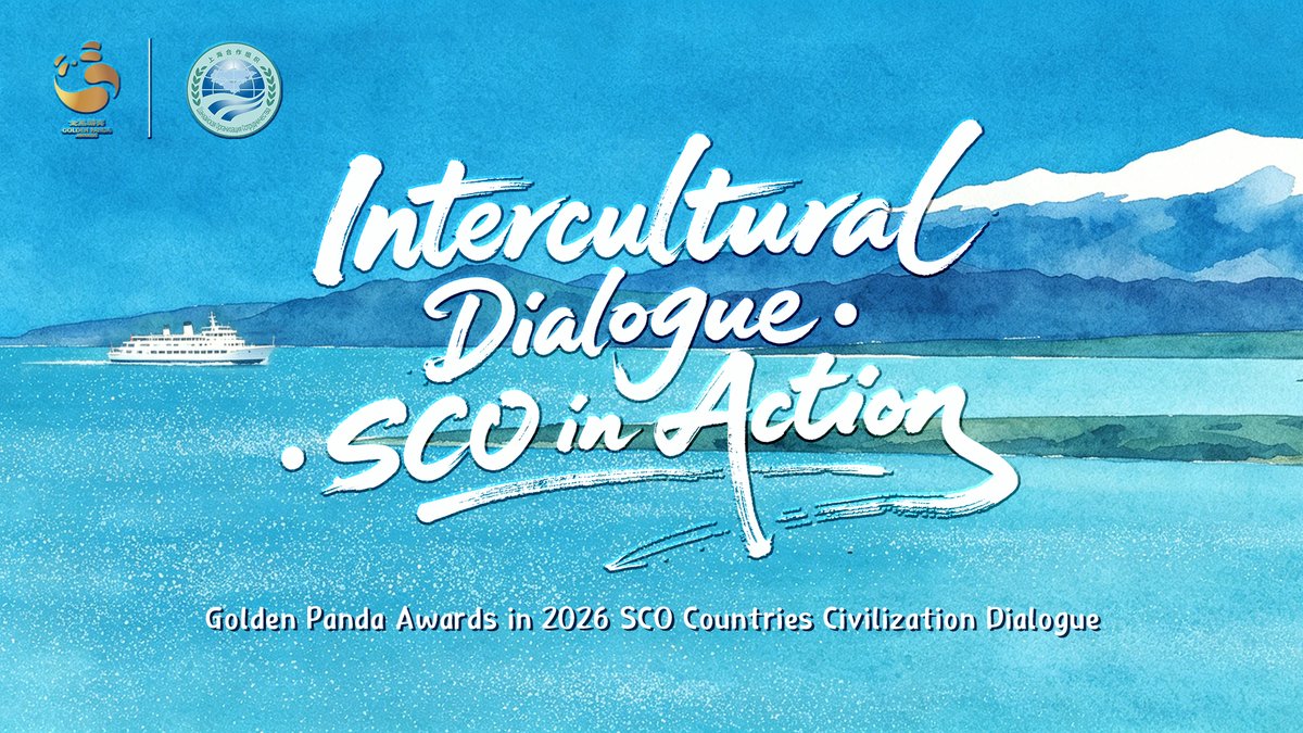 AwardsPand86482's tweet photo. 【Golden Panda On Site】
Hello, Bishkek, Kyrgyzstan 🌹
Intercultural Dialogue · SCO in Action — On July 14, Golden Panda Awards 2026 Global Promotion arrived at 2026 SCO Countries Civilization Dialogue. ✨ https://t.co/d2jh9Dfnl1