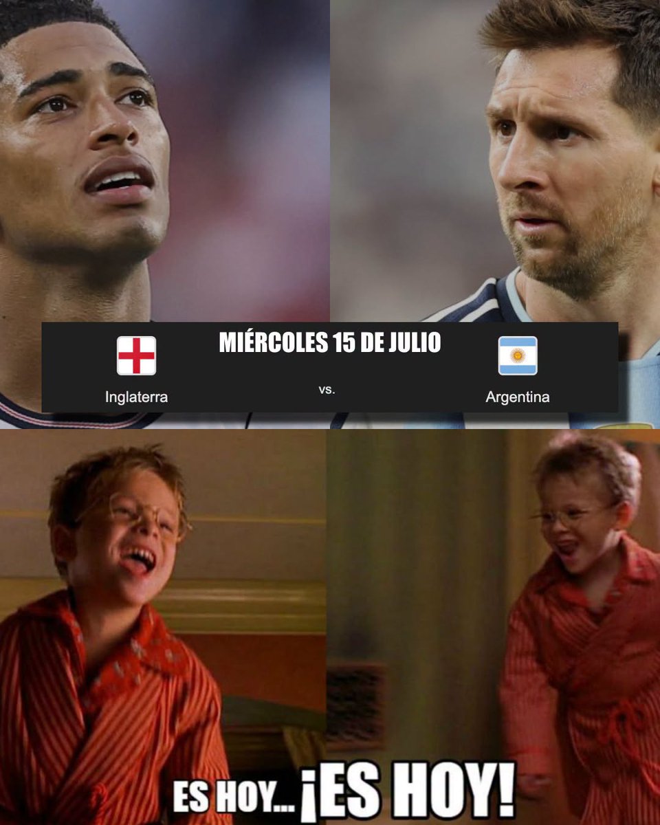 InvictosSomos's tweet photo. Hoy es un día mágico. Hoy es un día especial. Hoy es un día legendario. Hoy es la semifinal de la Copa del Mundo entre la Selección de Inglaterra y la Selección de Argentina, señoras y señores. Pase lo que pase, hoy veremos historia pura en el torneo más grande que existe. ES HOY.