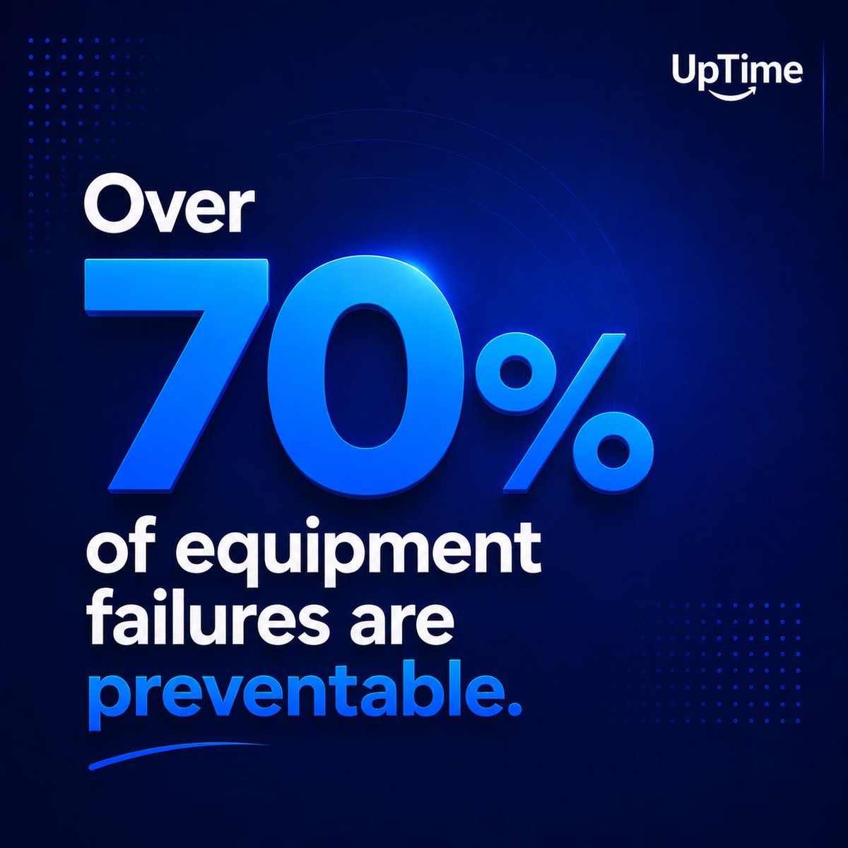UpTimeHQ's tweet photo. Preventive maintenance costs less than unexpected downtime.

Stay ahead of breakdowns with @UpTimeHQ. https://t.co/AyIkvyXLx0