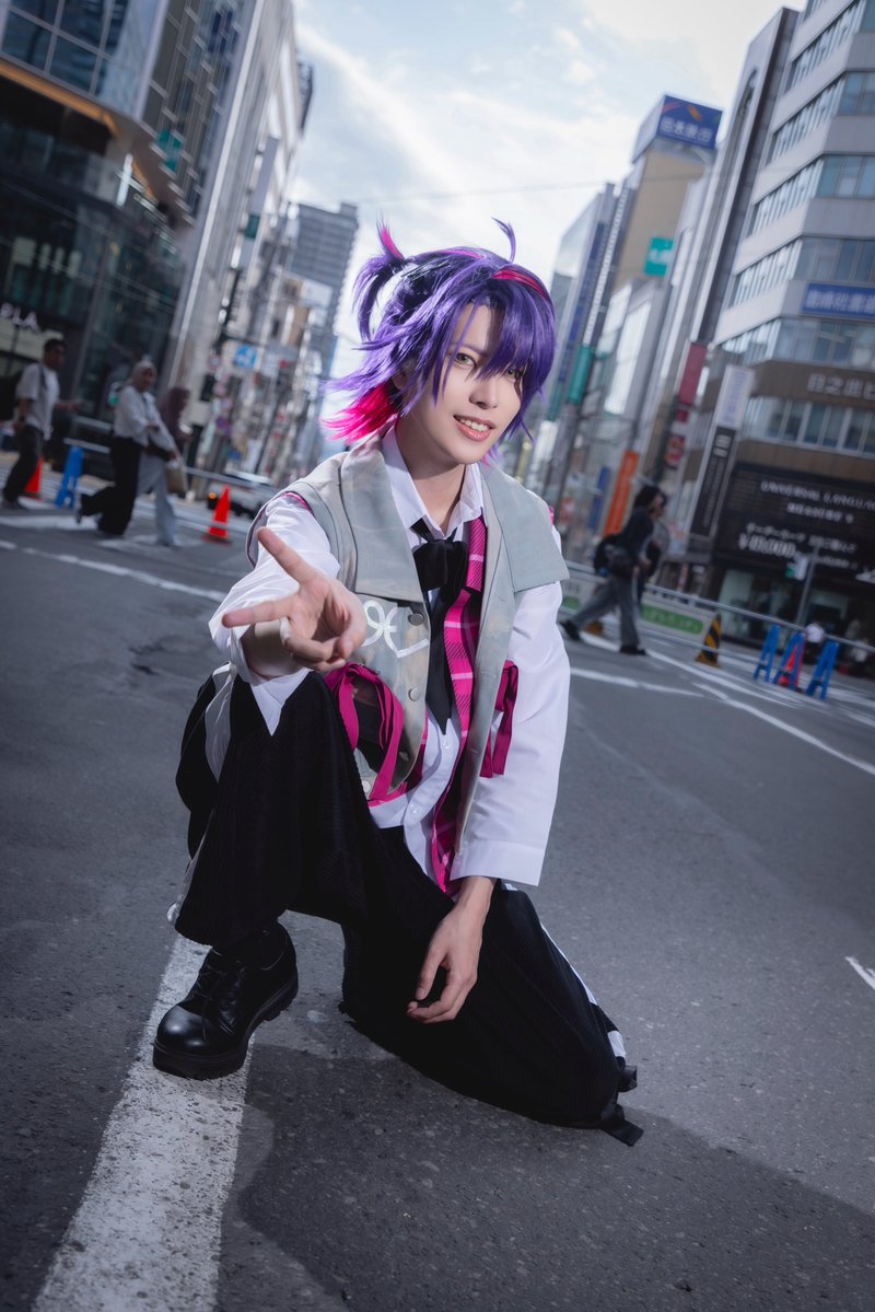kata_san_san's tweet photo. 【Cosplay/コスプレ】
🌈🕒/♦☕
photo📸 BL△CK🍉🏴@blackcrowcar https://t.co/NWcwbkHWiN