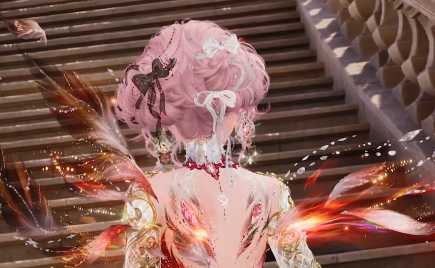 am_amaranthine's tweet photo. I just saw the bow back in the hair OHMYGOSH it's the prettiest bow Ive seen in IN https://t.co/2dsk66e3TB
