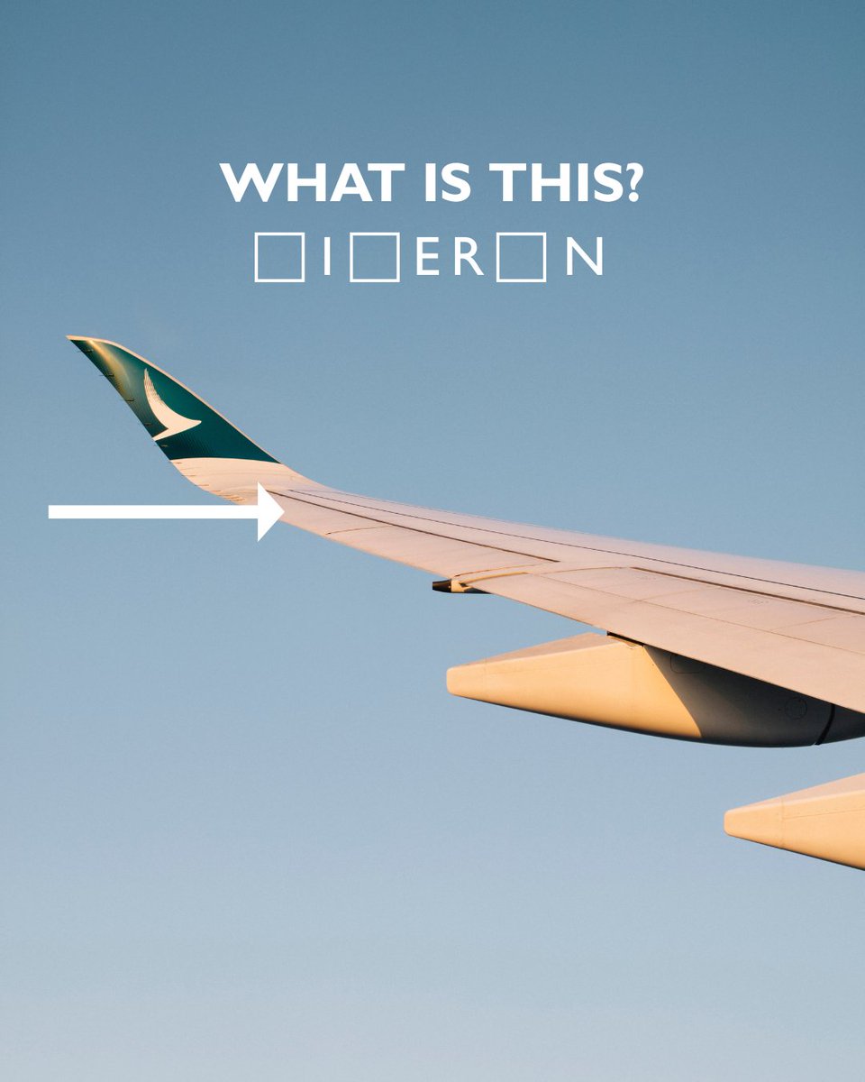 cathaypacific's tweet photo. Think you know your aircraft inside out? Prove it with this aviation pop quiz ✈️: What are these aircraft parts?

#cathaypacific #MoveBeyond https://t.co/CSvYBN5ROH