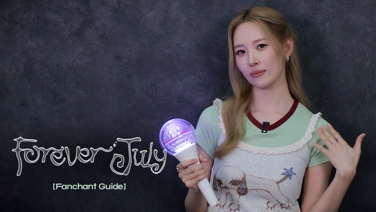 official_sunmi_'s tweet photo. [VIDEO] ⠀ 

SUNMI ‘Forever July’ 응원법 (Fanchant Guide) 

🔗 https://t.co/q6Nd2l92PS⠀ 

#선미 #SUNMI 
#ForeverJuly https://t.co/Osi8JmhPAI