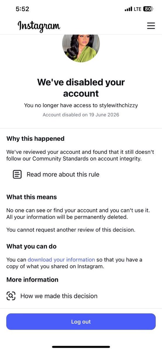 CFCLade's tweet photo. Your Instagram account or Facebook got disabled? Send a Dm let’s help you recover it. https://t.co/lZOtcowuIo