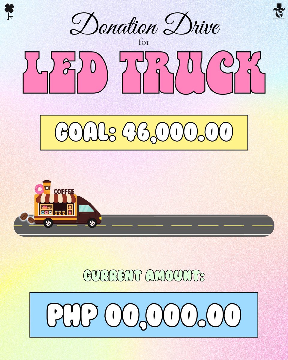 LuckyJayPH's tweet photo. ENGENE! As we gear up for the upcoming 𝐄𝐍𝐃𝐋𝐄𝐒𝐒 DUNKIN’ | ENHYPEN Fun Meet, happening on October 3, 2026 (Saturday) at the SM Mall of Asia Arena, we are now preparing our fan projects for Jay.

To make our LED Truck Project a reality, we need your help to keep it rolling all the way to the fun meet!

For every donation of ₱150 or more, you will automatically receive a FREE Basic Cupsleeve Event Kit on the day of the event. More details will be announced soon!

🔗: https://t.co/Ff5crNiMBi

In partnership with @jaylandglobal 
#DunkinPH_ENDLESS #ENDLESSFunMeet
#ENHYPEN #제이 #JAY #엔하이픈_제이 #ENHYPEN_JAY
