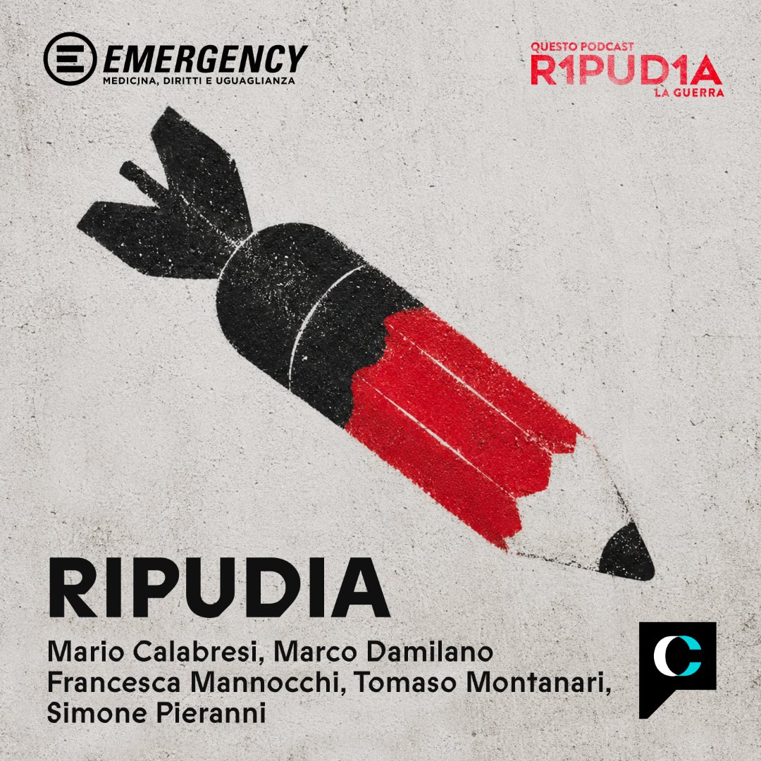 emergency_ong's tweet photo. #Ripudia è il nuovo podcast di EMERGENCY e Chora Media. Cinque episodi per tornare a parlare di #pace e riportare #articolo11 al centro del dibattito pubblico.
Il primo episodio, con @mannocchia, è disponibile sulle piattaforme.
🎧 Info e link https://t.co/gsXVGNPlDA https://t.co/2XE6vYv85R