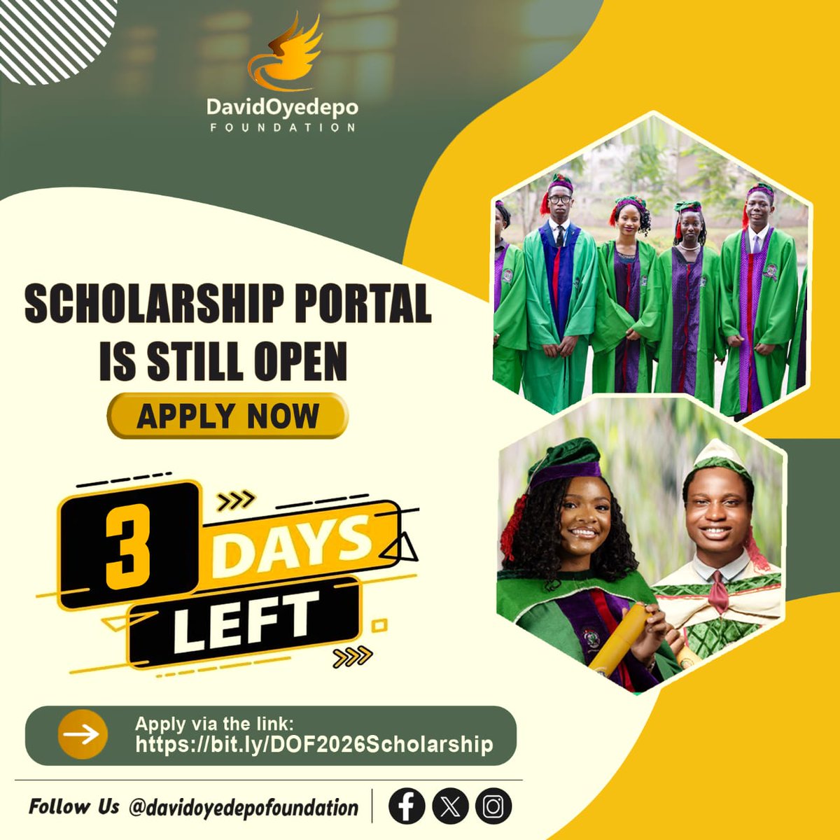 DavidOyedepoFdn's tweet photo. https://t.co/cN9CY3MF05
#davidoyedepofoundation 
#DavidOyedepoMin 
#covenantuniversity 
#landmarkuniversity 
#hebron https://t.co/wfY9BqMu3N