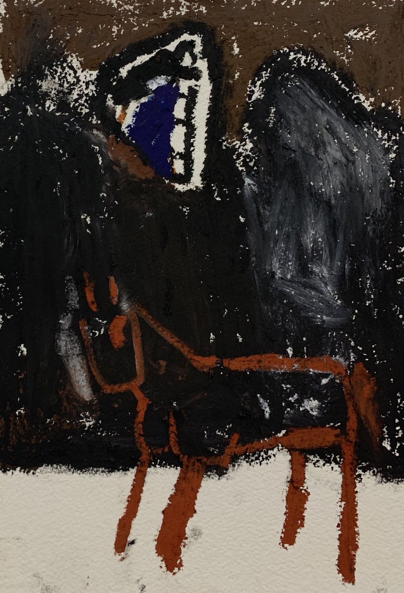 danfei4's tweet photo. I had a dream where there was a wild horse at the foot of a mountain. After I woke up, I drew it.
#artbots https://t.co/tsac7ptRSP
