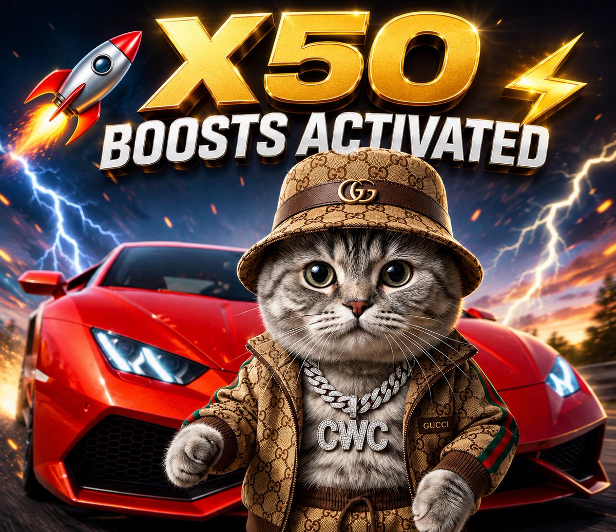 CAT_WIF_CASH's tweet photo. FIRST X50 BOOST PACK IS LIVE!

The first x50 Boost Pack has officially been purchased for $WIFCASH.✅⚡️

7NmEq1b5ho9NcUoL6qXxYiN7n5XzicGNwASJiBvXpump https://t.co/7XfiytqLuL