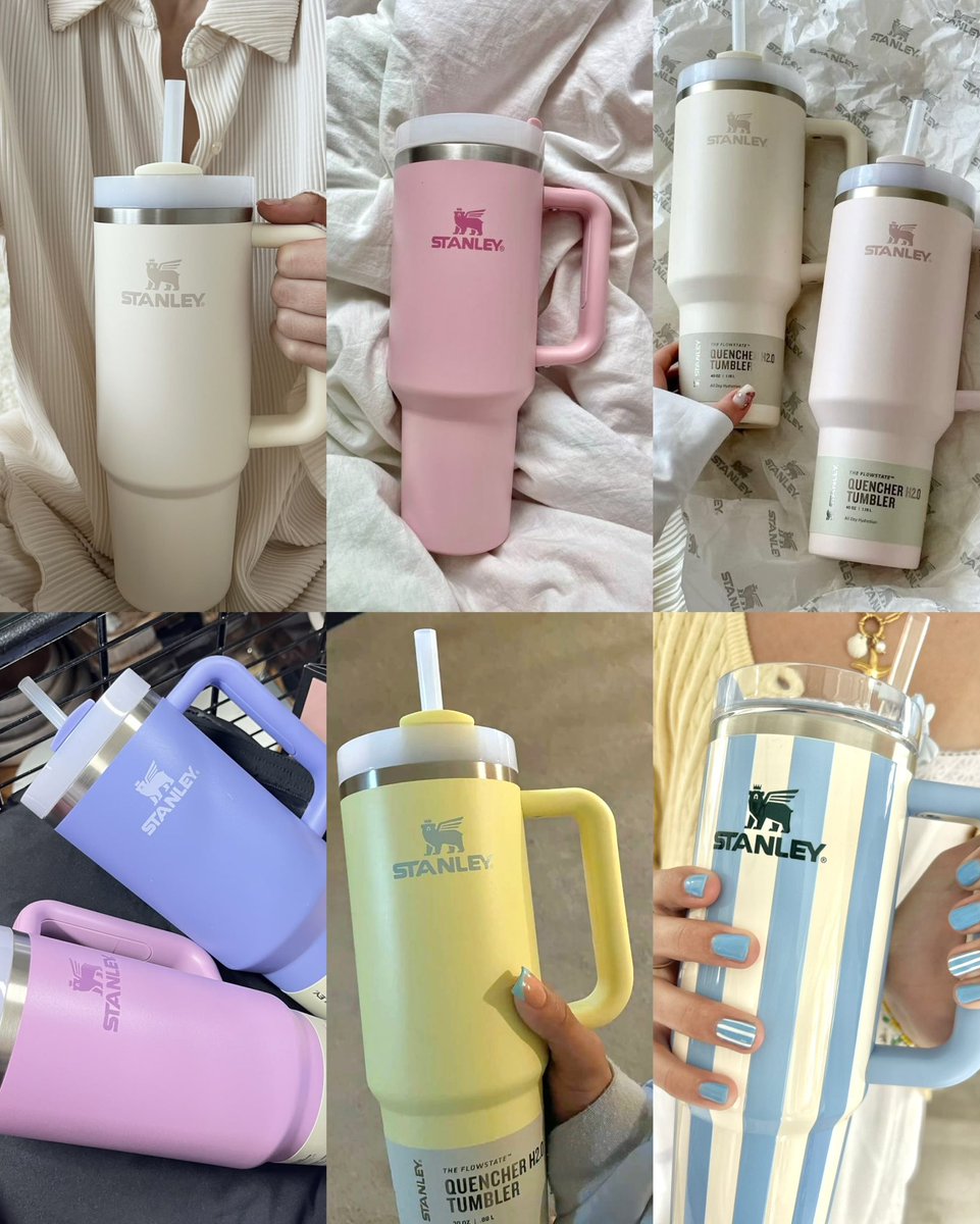 suffsun's tweet photo. ยอรอบุนมามุงทางนี้ Stanley Quencher H2.0 Flowstate Tumbler 887ml รอบนี้ขนมาลดหลายสีมากก ลดเหลือ 1190 free ems (รับจำนวนจำกัด) 🎀🫐, 

🧈 ราคานี้รับแค่วันนี้เท่านั้นน้า รับถึง 20:00 น. https://t.co/MuNPLGmVQA