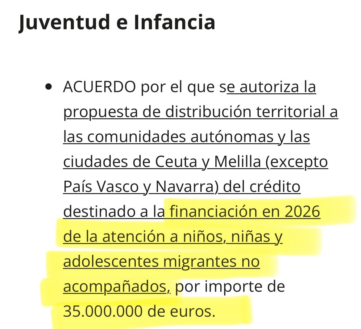 PabloCamPiq's tweet photo. ⭕️ Ayer, mientras nadie miraba, el ministerio comunista (Juventud) de @sirarego (Izquierda Unida) decidió “atender” a MENAS (muchos de ellos mayores de edad) con 35 MILLONES de de € de nuestros impuestos.

Esto se une a la millonada que destina el Ministerio de Seguridad Social, Inclusión y Migraciones, el Ministerio del Interior, Ministerio de Hacienda, el de Derechos Sociales y el de Política Territorial.

Lean, pagan ustedes…https://t.co/dtDaYqIKhO