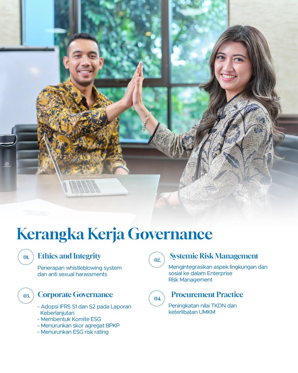 PTPP_ID's tweet photo. Yuk kita #exPPlore lebih lanjut tentang 14 kerangka kerja ESG PTPP, swiPPe left yah! 👈🏼

#EmpoweringTheFuture  #PTPPMembangunNegeri https://t.co/np39gfjQ0X