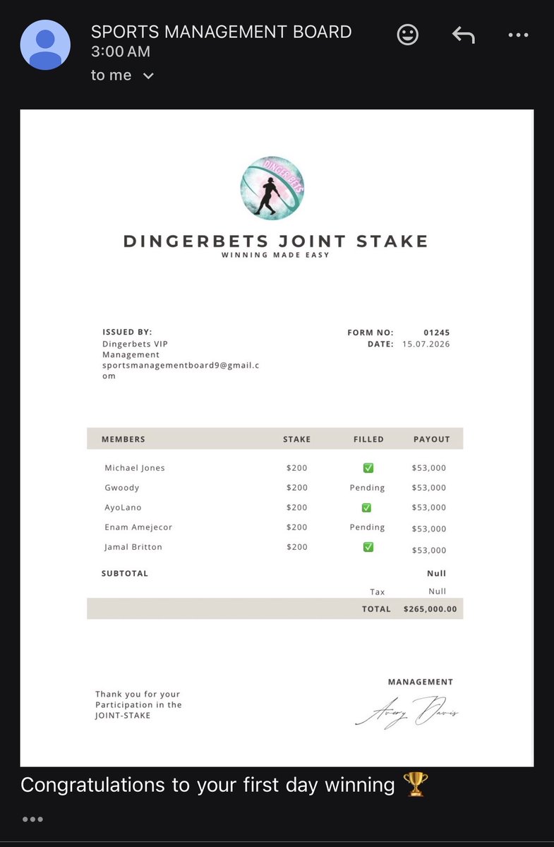 da_woodman's tweet photo. @DingerBets Everyone this discord account is a scam starts out with $85 “lifetime” access, then $200 stake to win, then tries to get $500 in fees to send you “winnings” for you to get in. #sportybetscam #fyp #ScamHelp How this has over 6,000 members is beyond me. #help https://t.co/QjnsfIj9CM