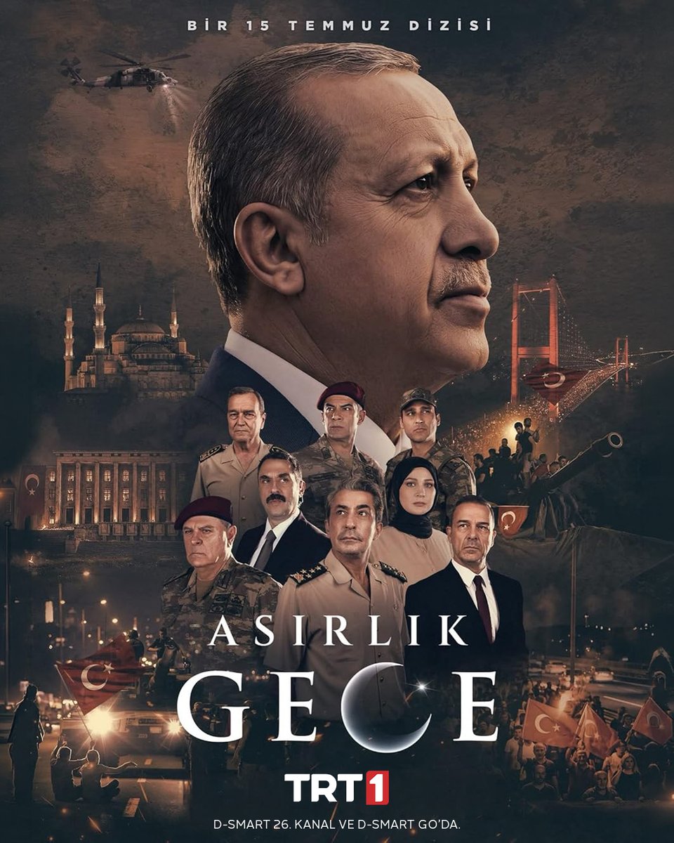 DSmartDunyasi's tweet photo. “Geceler vardır, dirilişe gebedir…”

Karanlık planları bozup geceyi aydınlığa çeviren, 15 Temmuz’u dirilişe gebe eden Allah’ın inayeti ile milletin iradesidir.

Asırlık Gece, bu akşam saat 20.00’de, TRT1 ile #DSmart ve #DSmartGO'da. https://t.co/X8c3PRpdiU