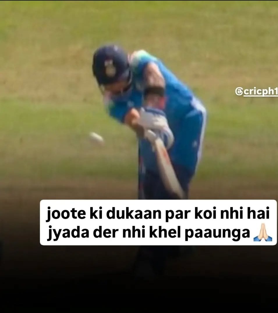 TypeWriteInk's tweet photo. Kohli saab 😭

#ViratKohli https://t.co/0EdrMq7V7I