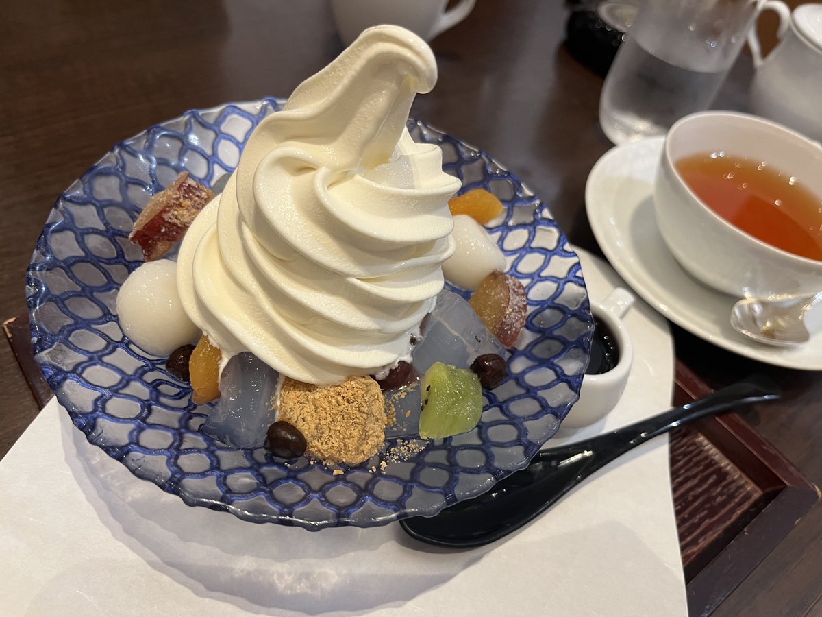 mutsu165's tweet photo. あんみつ食べた。 https://t.co/xL3jEZAObY