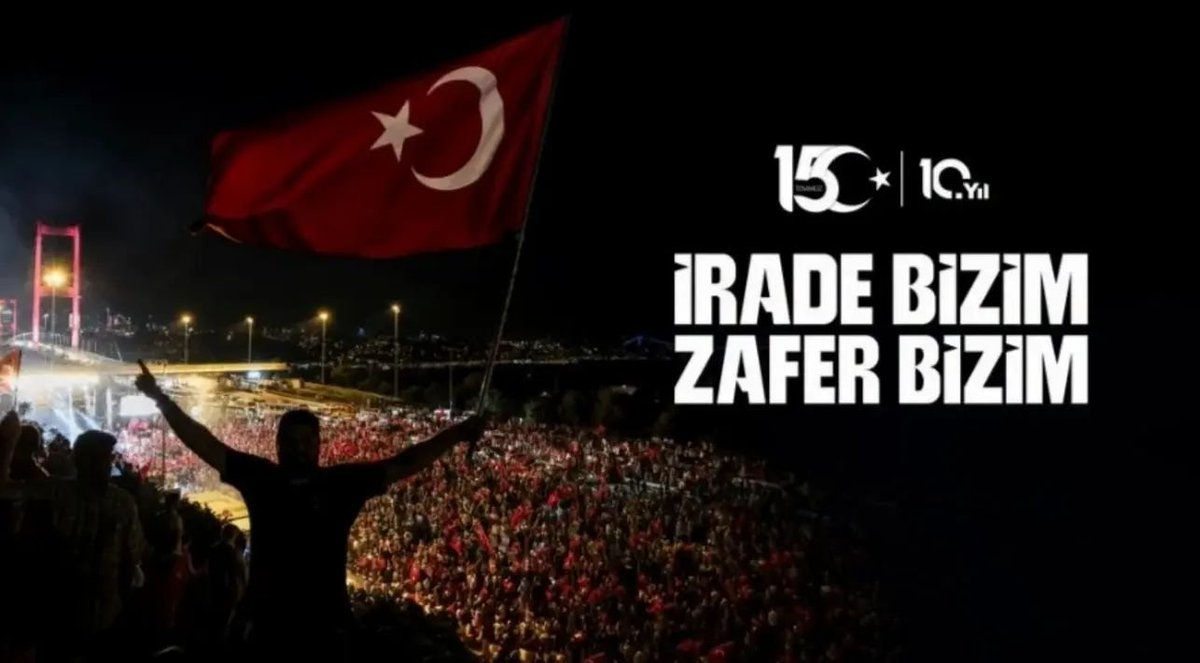 kilincmemet's tweet photo. Fetöcü hainlerin darbe girişimini unutmuyor, lanetliyoruz. 

Bu vesileyle, 15 Temmuz Şehitlerimizi Rahmetle, Gazilerimizi minnet ve şükranla anıyoruz. 🇹🇷

#15TemmuzDestanı
#İradeBizimVatanBizim https://t.co/UquRgZNsSV