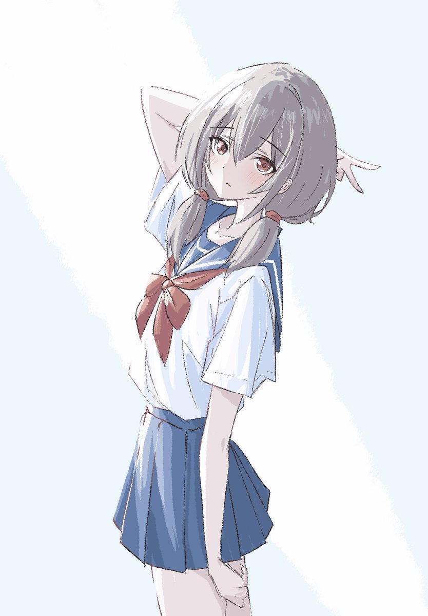 kamonokichi's tweet photo. とりあえずピースしてくれる子 その12

すっかり夏なのでたまには夏服を🍉

#オリジナルイラスト #oc https://t.co/ZULLvN33tH