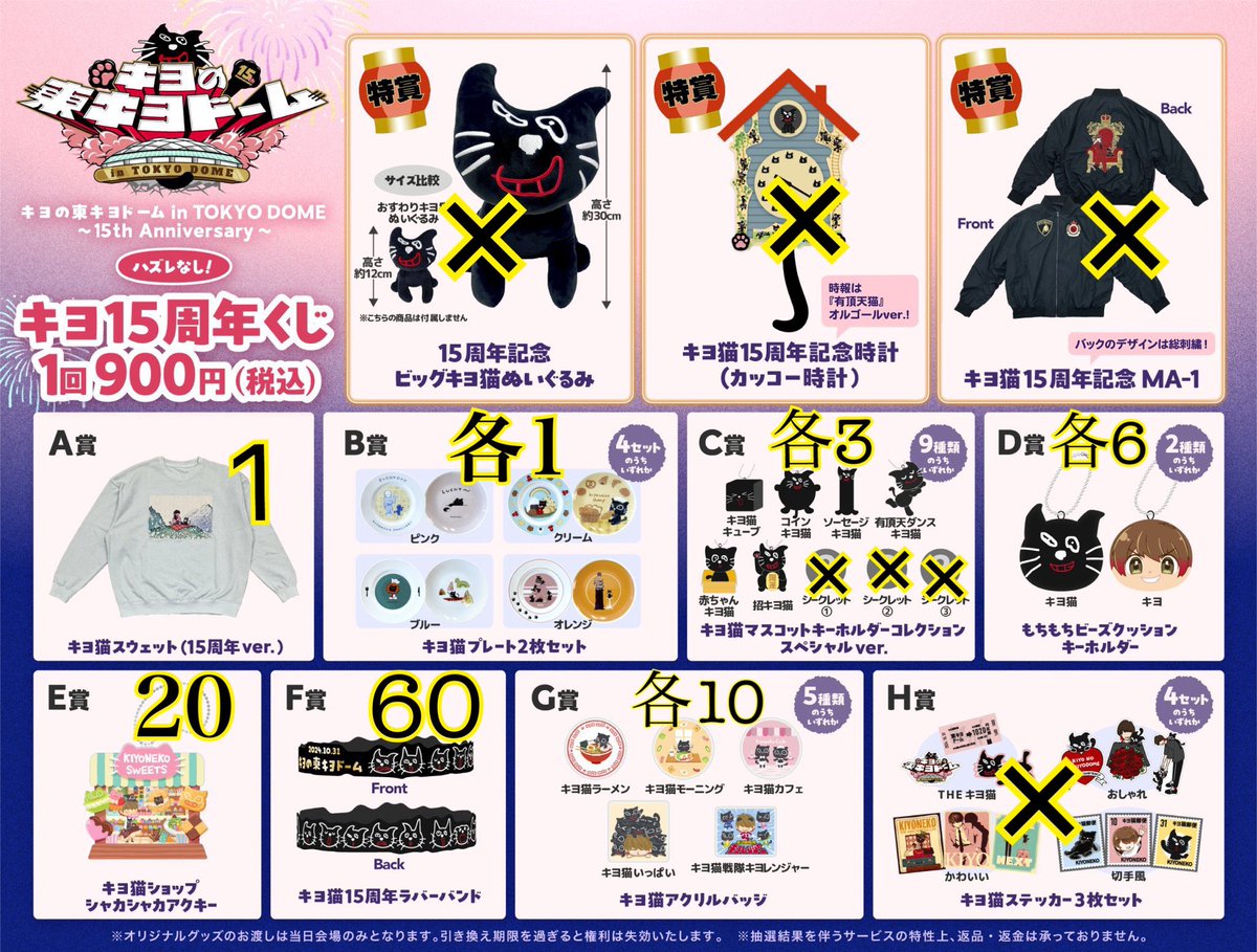 mc_mcrn's tweet photo. top4 異種譲渡 キヨ15周年くじ　レトセトラ　アクリルスタンド　アクスタ他

(※レトセトラアクスタシークレットと
キヨくじC賞以上は
異物混入との交換のみです。)

D賞は定価、E賞以下は1個500円
＋送料にてお譲り可能です。

ご検討よろしくお願いします。 https://t.co/DmfSIr5QS8