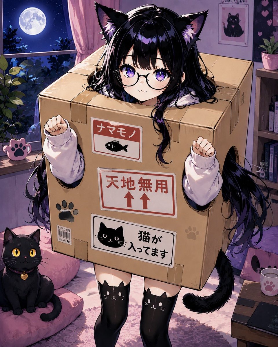 AI水曜日は着ぐるみの日 おこんばんは🌙* :ﾟ ｽｲ (ง˘ω˘)วｽｲ 水曜プチ