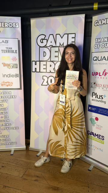 LucidGamesLtd's tweet photo. Huge congratulations to our UI Director, Hayley, on winning the Game Dev Heroes Leadership Award 2026! 🏆✨

We’re so proud to have such an inspiring leader.

Well done to all the nominees, &amp; thank you to everyone involved. 👏

Team Lucid had the best time in Brighton! ☀️ https://t.co/v6bduo77fE