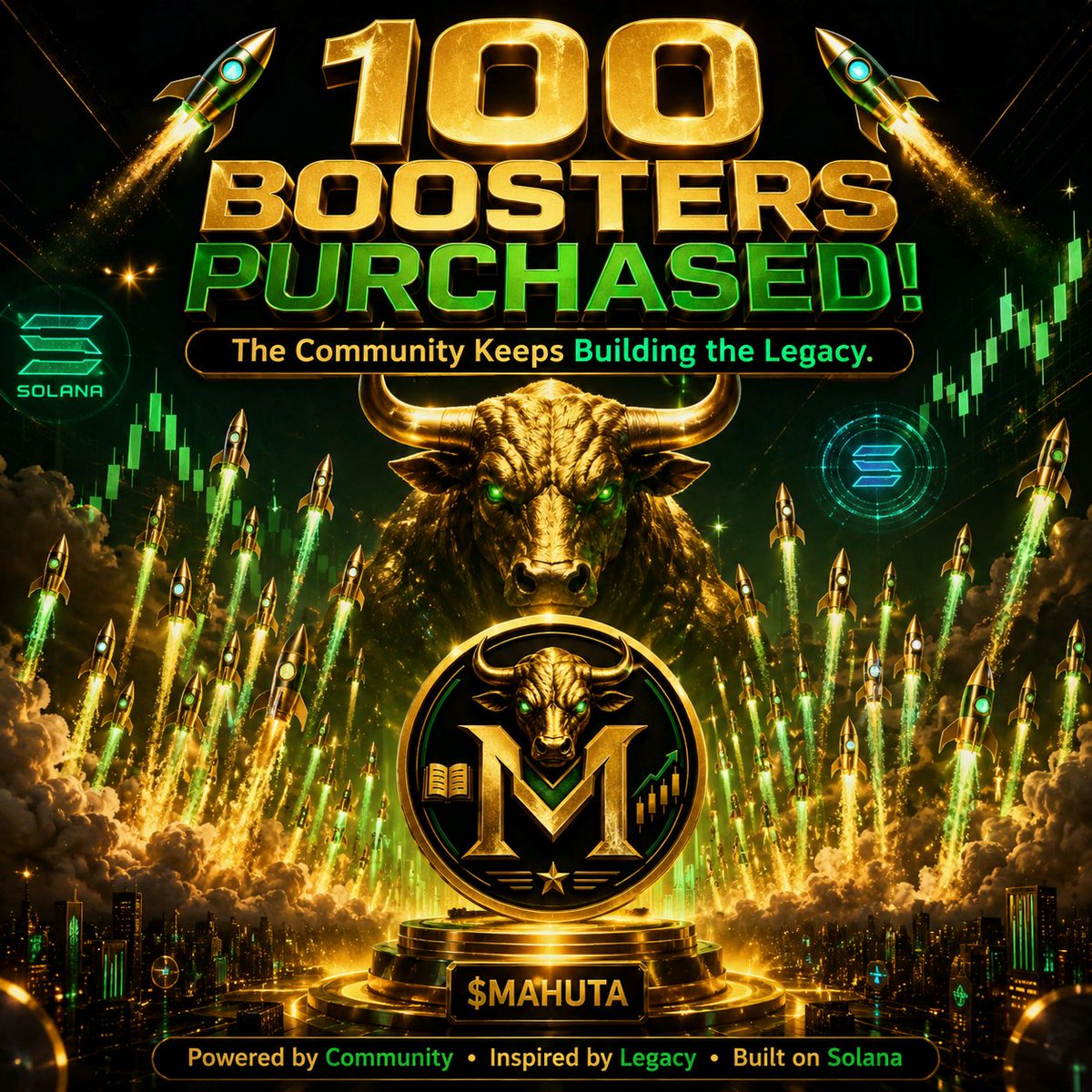 DawudSi's tweet photo. 🚀 100 Boosters. One Community. One Legacy.

The $MAHUTA community continues to show incredible support with 100 boosters purchased.

6w35ZYDQTrJwVPkuEBJG4QMjnBZceeW8QoerdEjRpump https://t.co/AeiJwwlqce