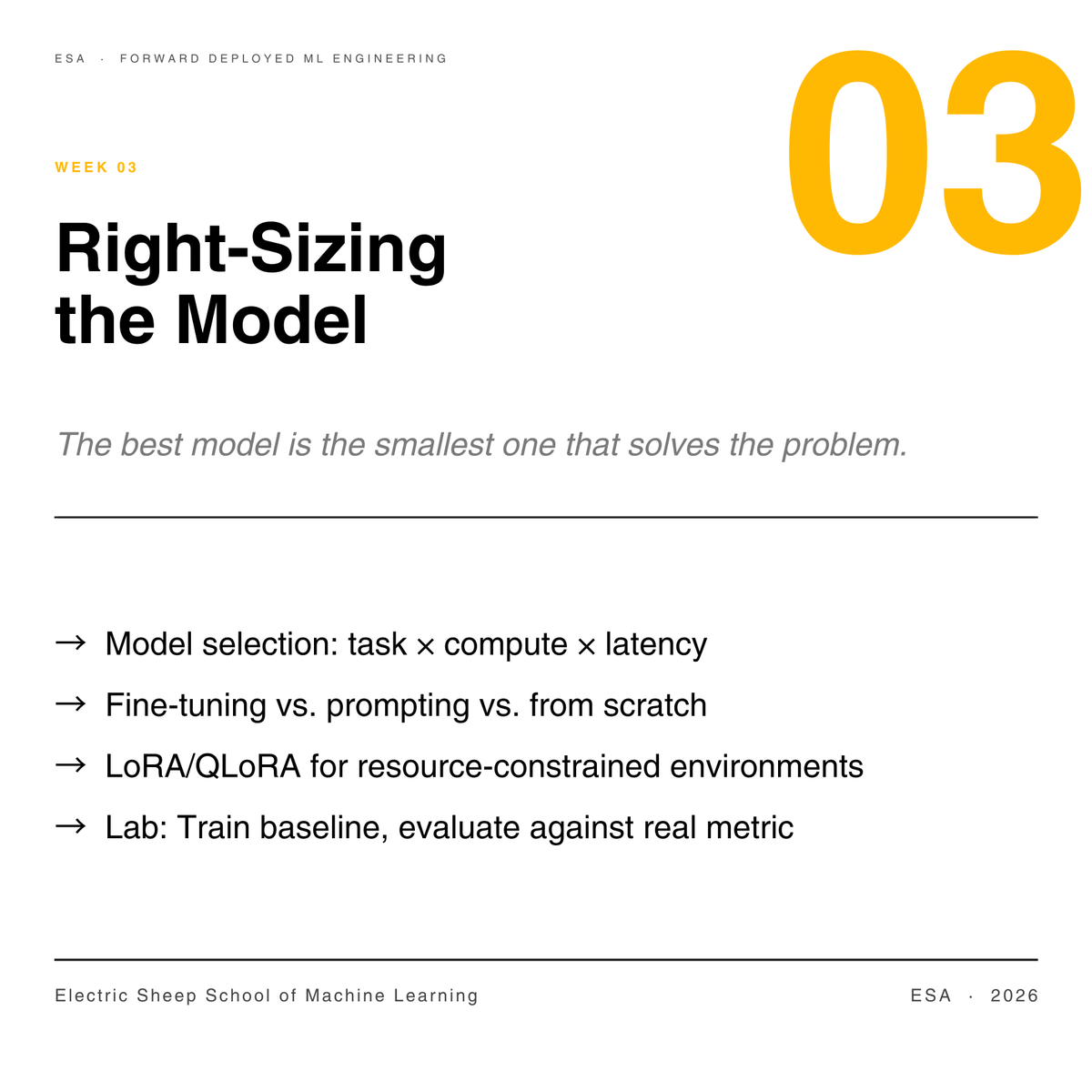 kossisoroyce's tweet photo. ML gets much more interesting when you stop treating the model as the whole product. I’m launching Forward Deployed ML Engineering, a hands-on, 6-week course where you’ll solve a real problem and ship a working ML system. ₦75,000 for the full course. DM me if you’d like to join. You can see an outline of the full curriculum. e begin in August! DM me!