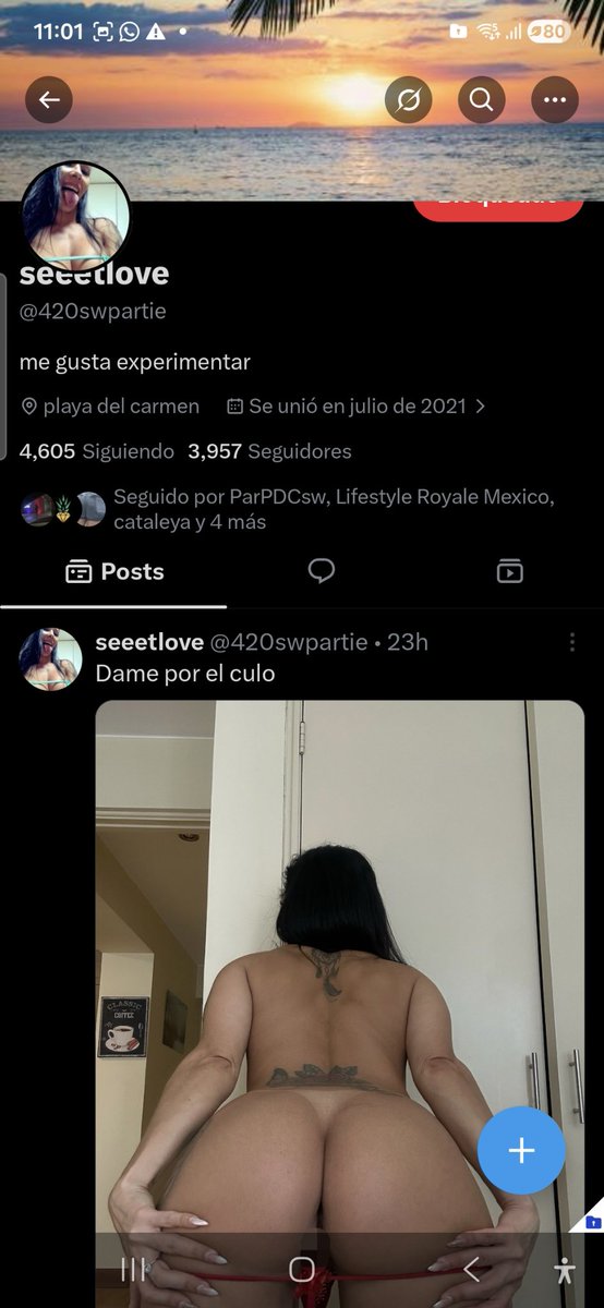 cruz030690's tweet photo. @Lucrativa_ Hola @Lucrativa_  alguien tiene una cuenta usando tus fotos https://t.co/hrcl1IxoOe