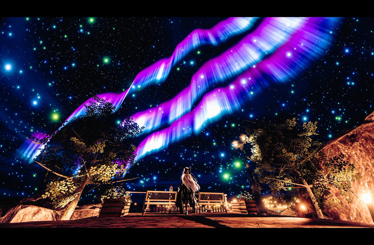 VRCkosumi's tweet photo. World：Nocturnadia
Author： mikinel
Avatar ：フォレ・ノワールの少女 カザリス（半熟りんご）  
#kosumisphotoDiary 
#VRChat #VirtualPhotography 
#FlexFishEye https://t.co/h5DGBpgwPp