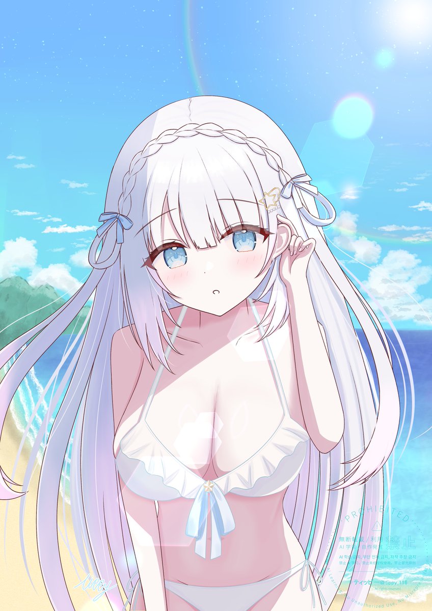 tippy_116's tweet photo. 水着天使と夏の海
#nemumuart https://t.co/VfEBDuepYP