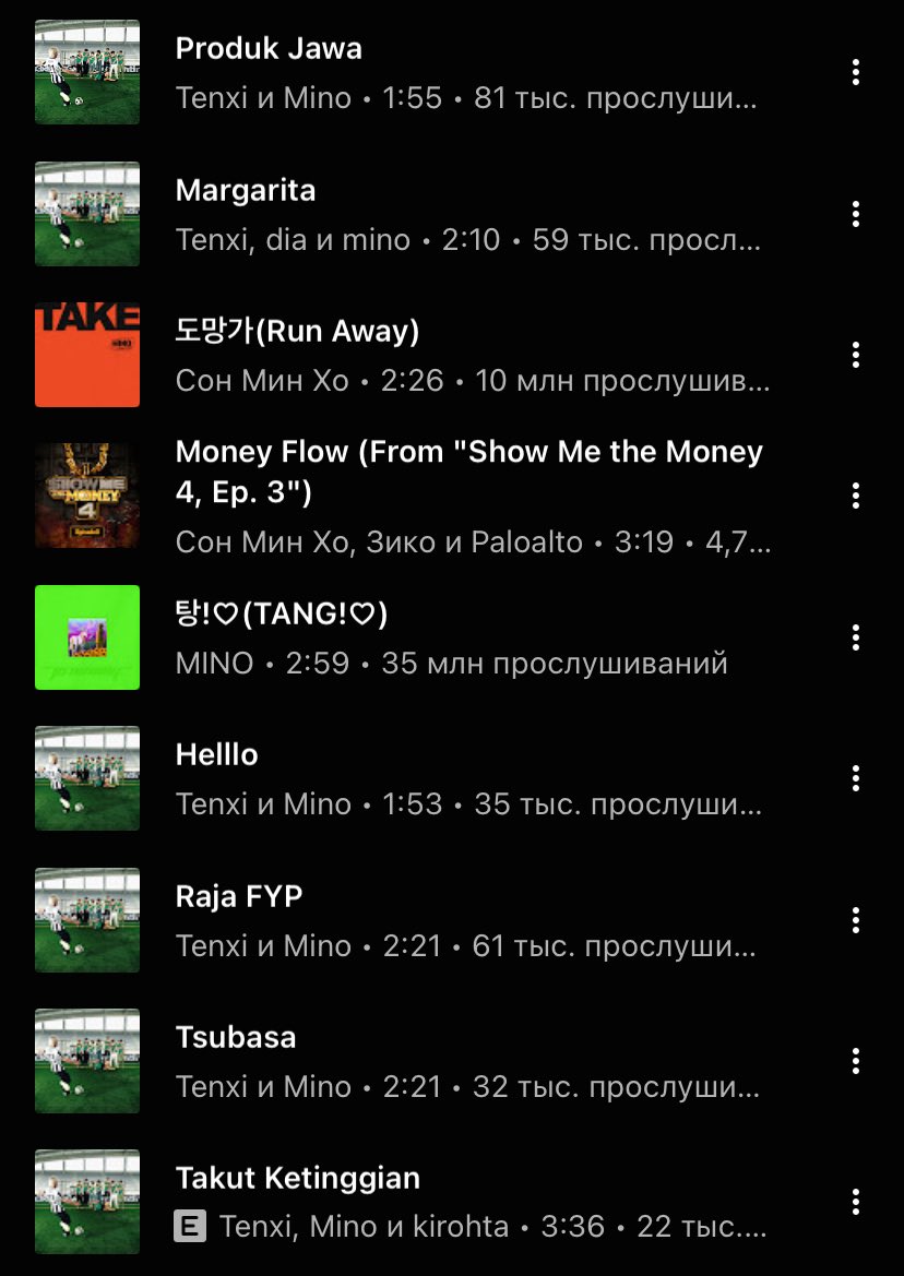 just_dari's tweet photo. YouTube music wtf?
I am pretty sure this is not song mino

Почему какой-то пареньи его треки  появились на странице мино на ютубмузыке? Это вообще что?

Кто-то что-то будет с этим делать?

#songmino #mino #송민호 https://t.co/KhLPoK33nH