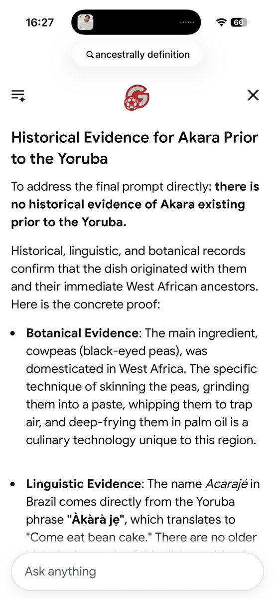 Light6476842792's tweet photo. Akara is also documented in Brazil as originating among the Yoruba. Enslaved Yorubas took Akara to Brazil, where it became Acarajé. 

Now fuxking provide historical evidence for Akara prior to the Yoruba.

Omo ale ni e. https://t.co/IIQy0fDR8a