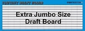 DraftkitCom's tweet photo. Our Extra Jumbo Size Draft Board features the same one-piece lightweight canvas design included with our Jumbo Draft Kits. With grommets for easy hanging and space for 14 teams and 20 rounds, it's a dependable addition!

Order on our website. https://t.co/BNQF70wEcv https://t.co/caqHXrJEeZ