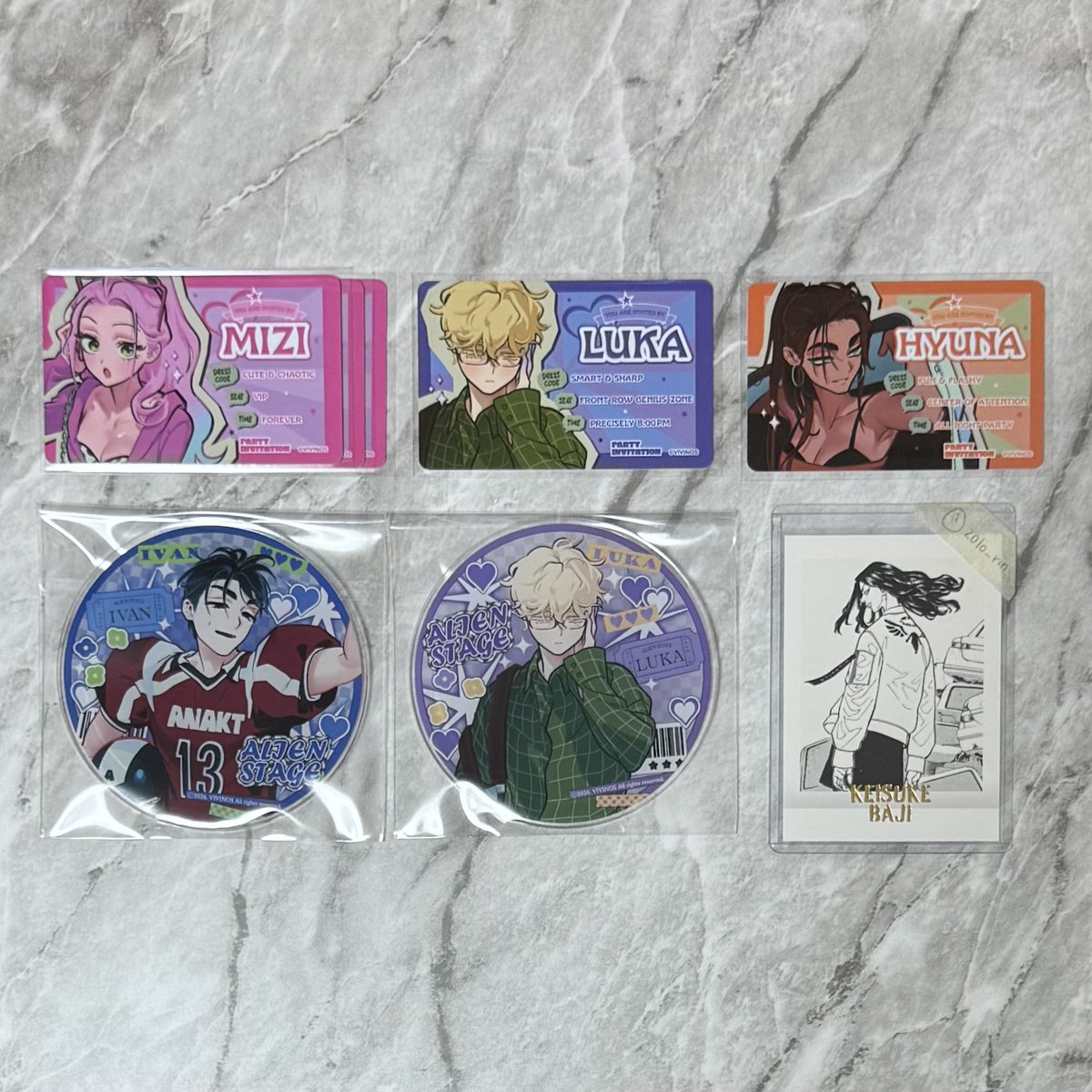 20lo_rin's tweet photo. ALIEN STAGE エイリアンステージ エイステ アニメイト Find your Plus One! バニステ ぺたコレ 缶バッジ ID風カード プロフィールカード グラッテ アクリルコースター 特典 交換

譲 : ミジ､スア､イヴァン､ルカ､ヒョナ

求 : 同種ティル

𖡡郵送のみ
𖡡1点〜◎

お気軽にお声がけください🌱 https://t.co/UzheKAb3wt