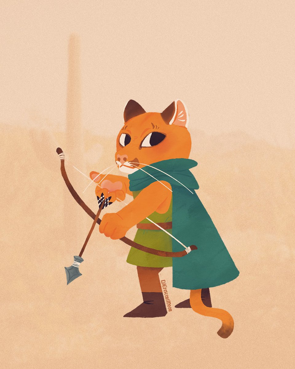lilcrescentmoon's tweet photo. Serie de ilustraciones si los animalitos de mi natal tuvieran clases de DnD :) 

Puma es un ranger, el correcaminos un rogue y el monstruo de gila un warlock ✨⚔️🎲 https://t.co/wToDDnivWz