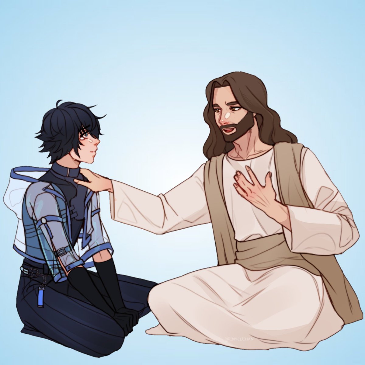 KaitoTojiko's tweet photo. It doesn't matter how far you think you have gone or how low you feel... how addicted you are, or how incomplete  you feel...

Jesus will meet you there and lift you up! https://t.co/WMu7WCYkrD
