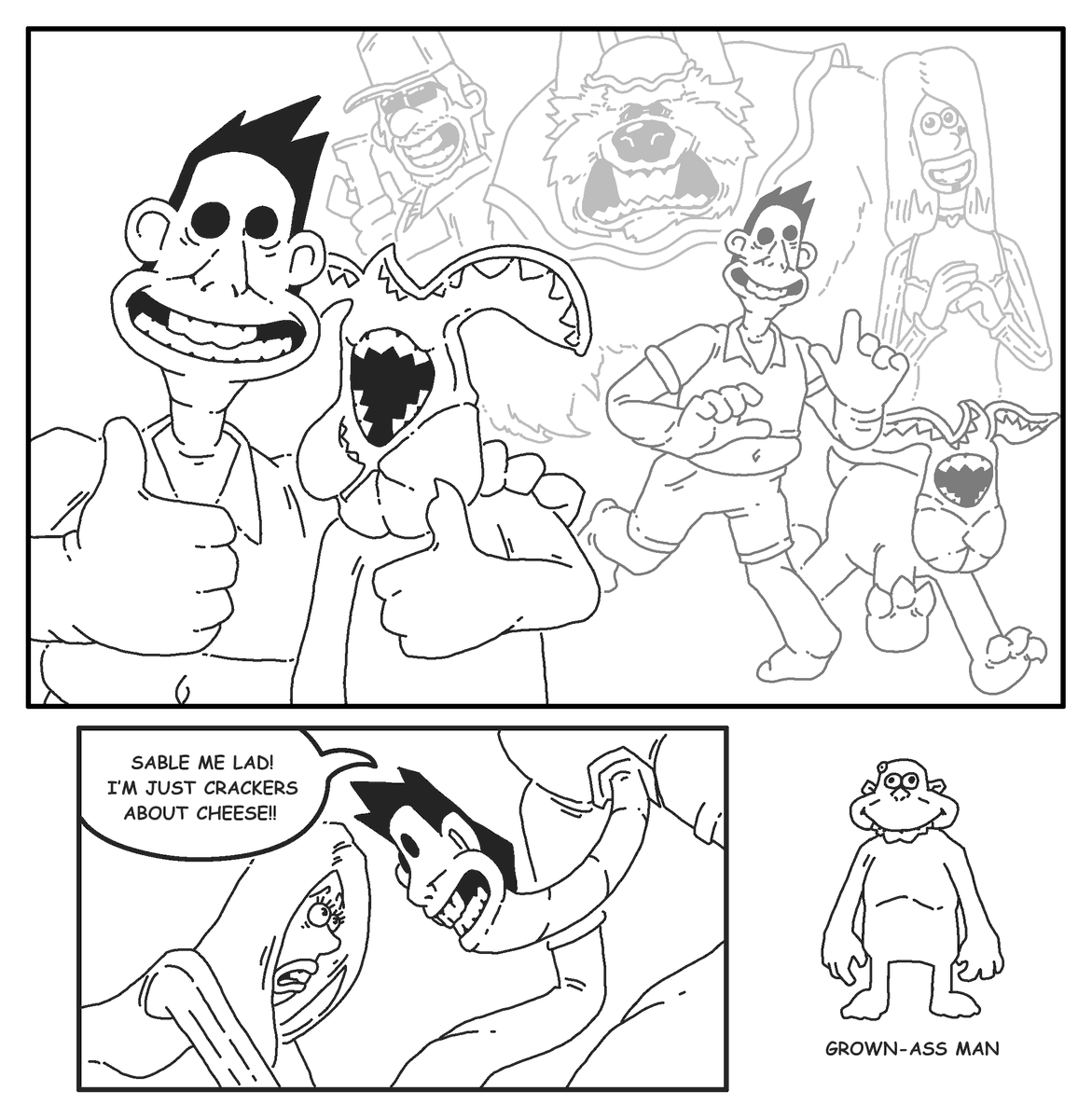 NightChannel2's tweet photo. #DbD #DbDFanart #DeadbyDaylight 
#TheUnknown #SableWard #Demogorgon #AceVisconti #theTwins

"Evening Demogromit!" https://t.co/OcOM77gZwi